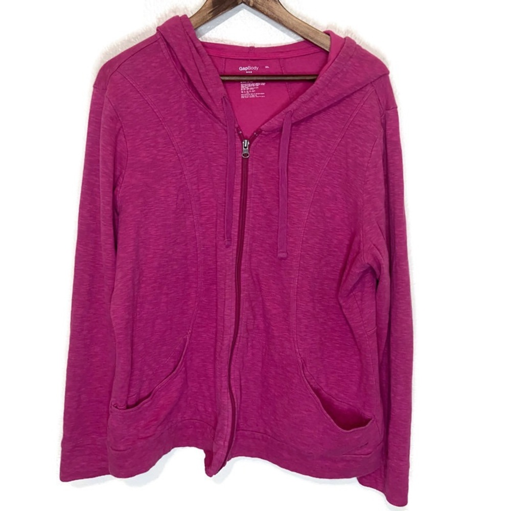 Gap Body pink zip hoodie XXL